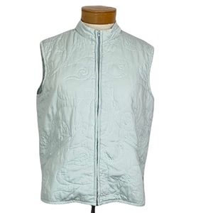 Coldwater Creek Quilted Vest Small